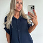 MOLLIE Blouse - navy