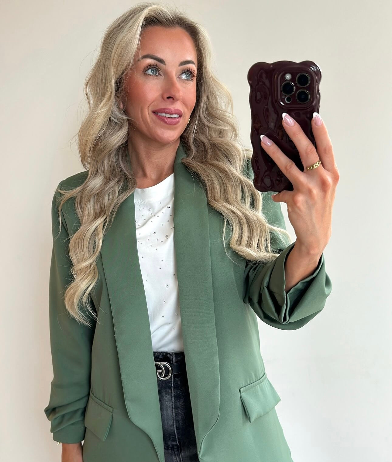 BILLIE Blazer - gucci green
