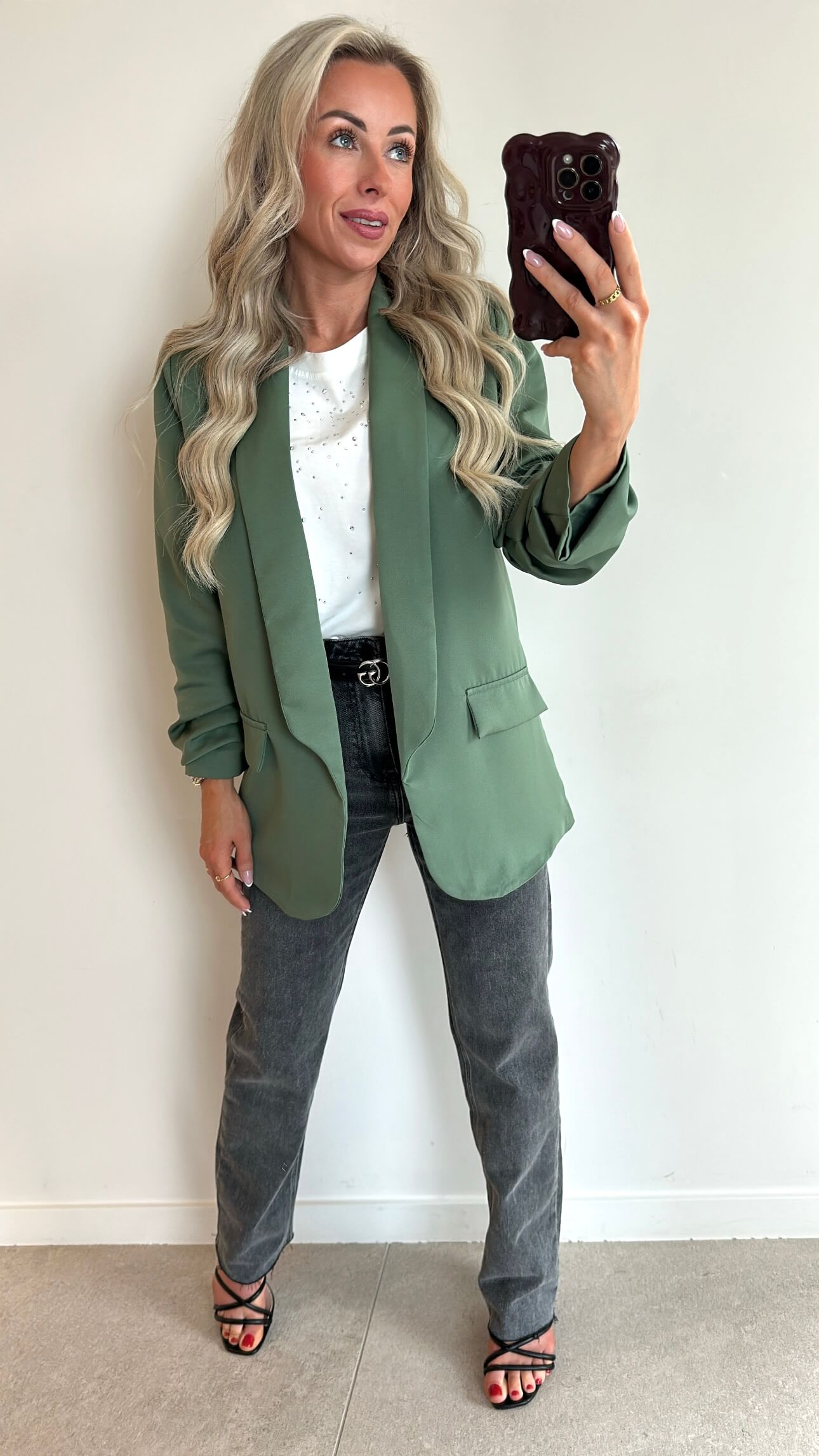 BILLIE Blazer - gucci green
