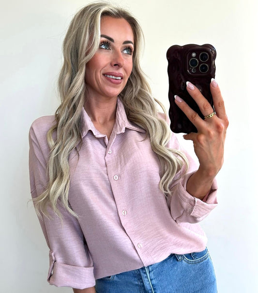 BIBI Blouse - powder pink