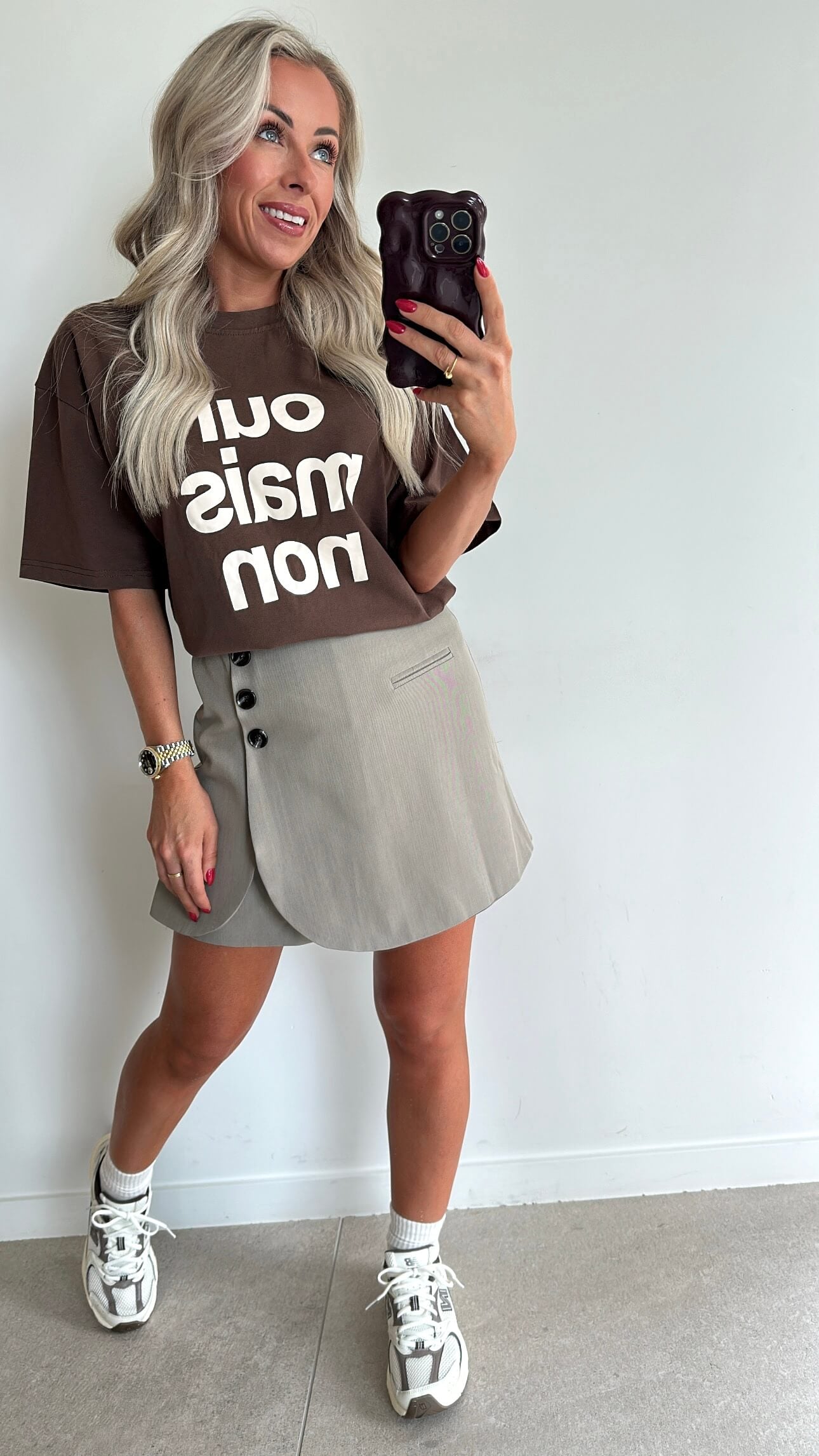 SOPHIA Skort - taupe