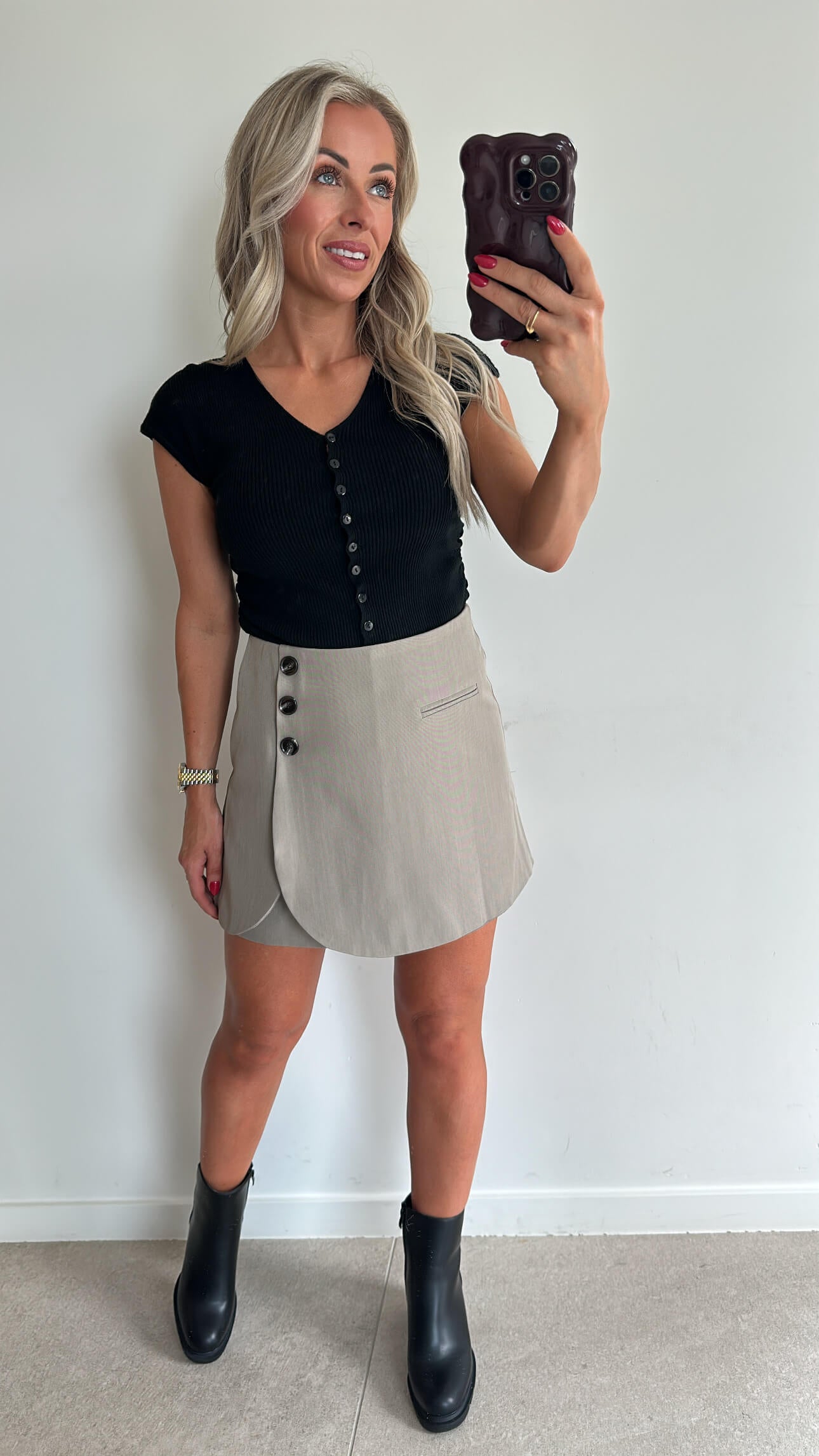 TIFFANIE Top - black