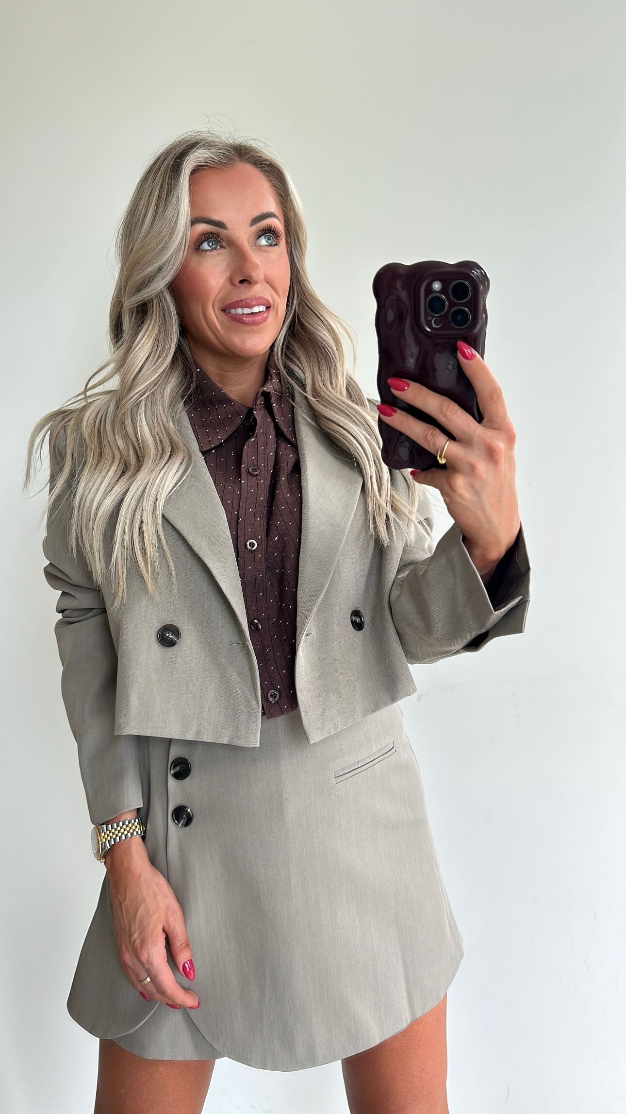 BELLE Blouse - brown