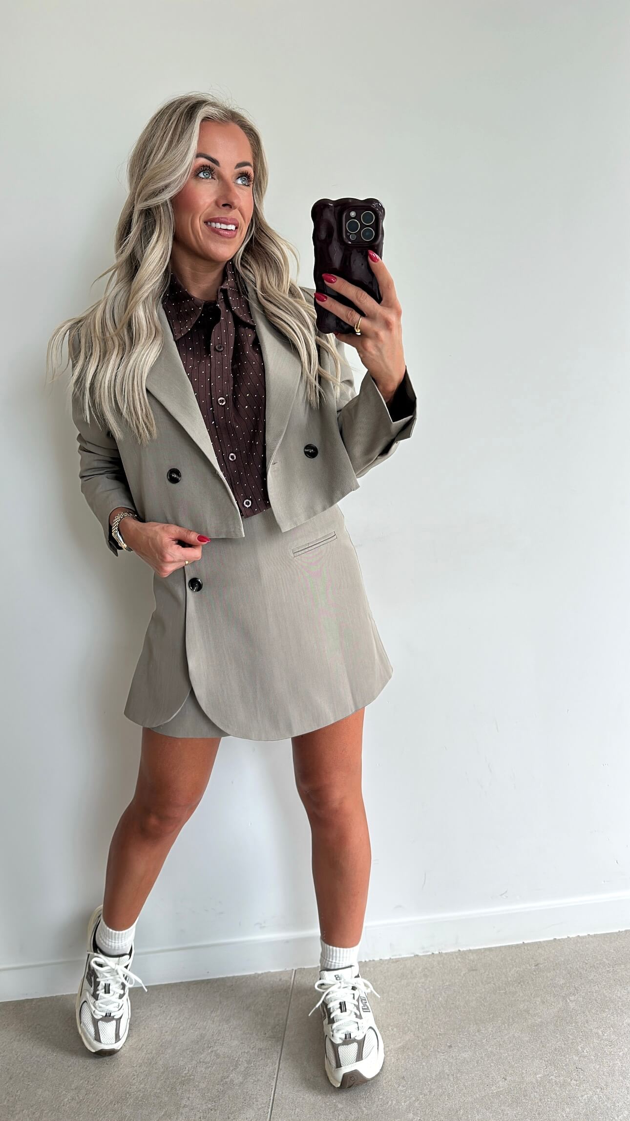 BELLE Blouse - brown