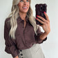 BELLE Blouse - brown