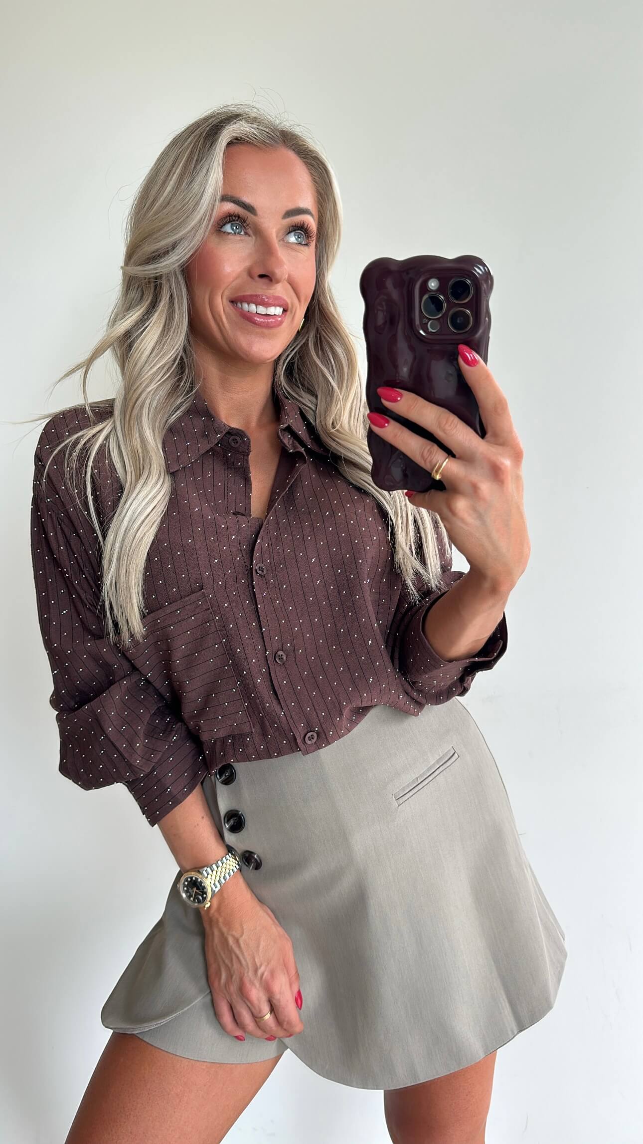 SOPHIA Skort - taupe