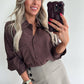 BELLE Blouse - brown