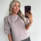 SANDIE Sweat Top - taupe