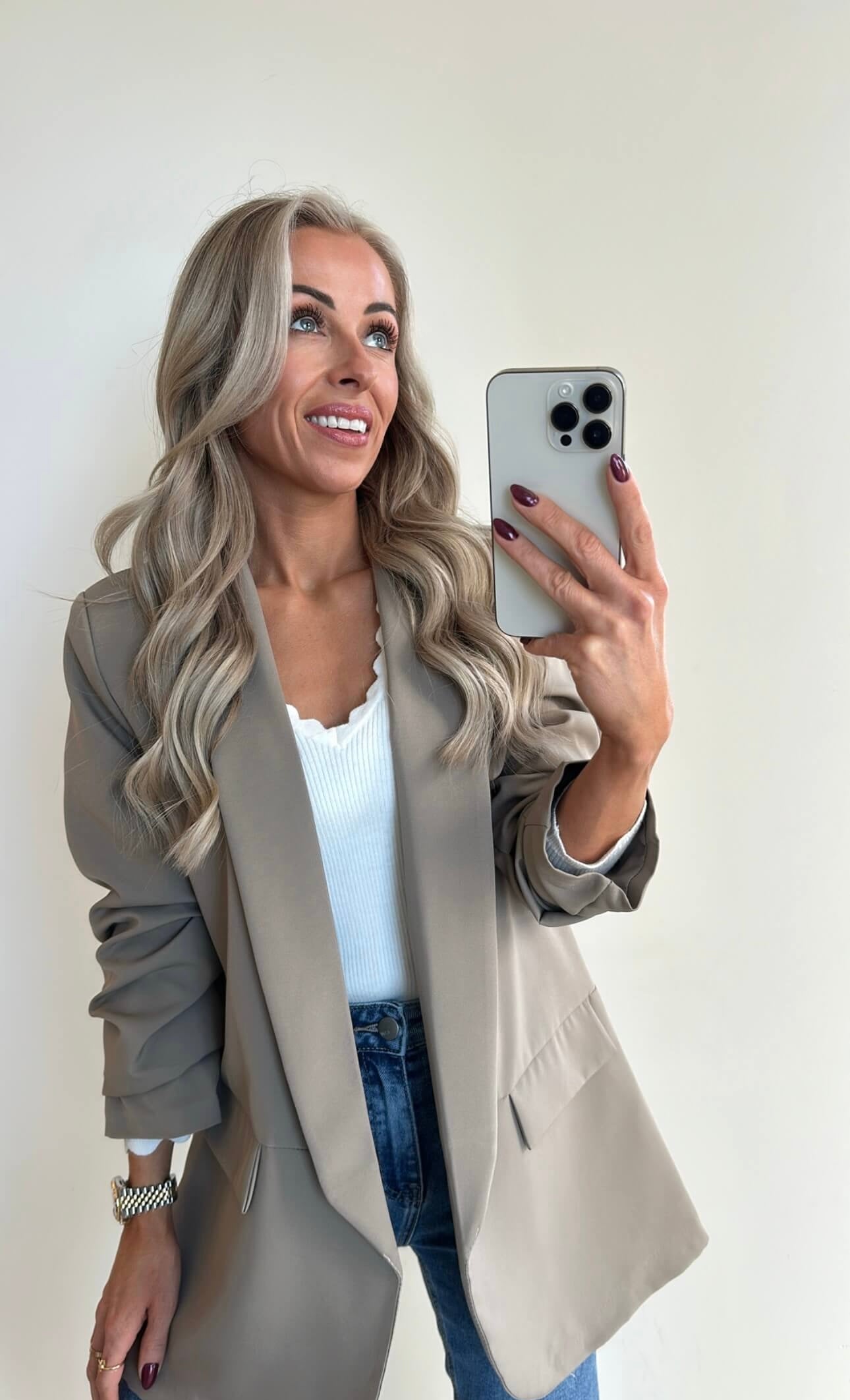 BILLIE Blazer - taupe