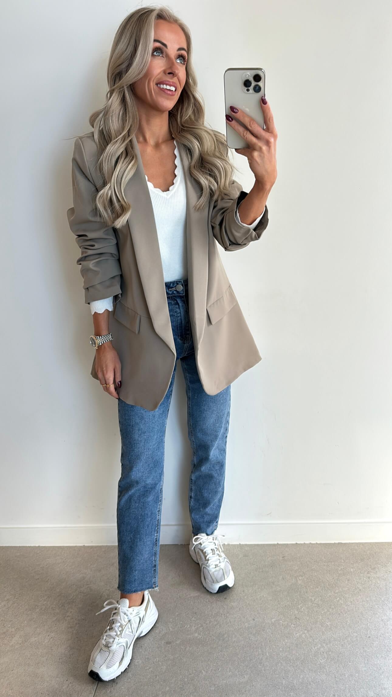 BILLIE Blazer - taupe