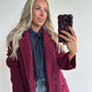 CAMI Coat - burgundy