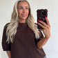 SANDIE Sweat Top - brown