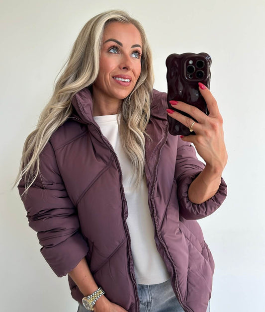 DOLLIE Down Coat - magic mauve