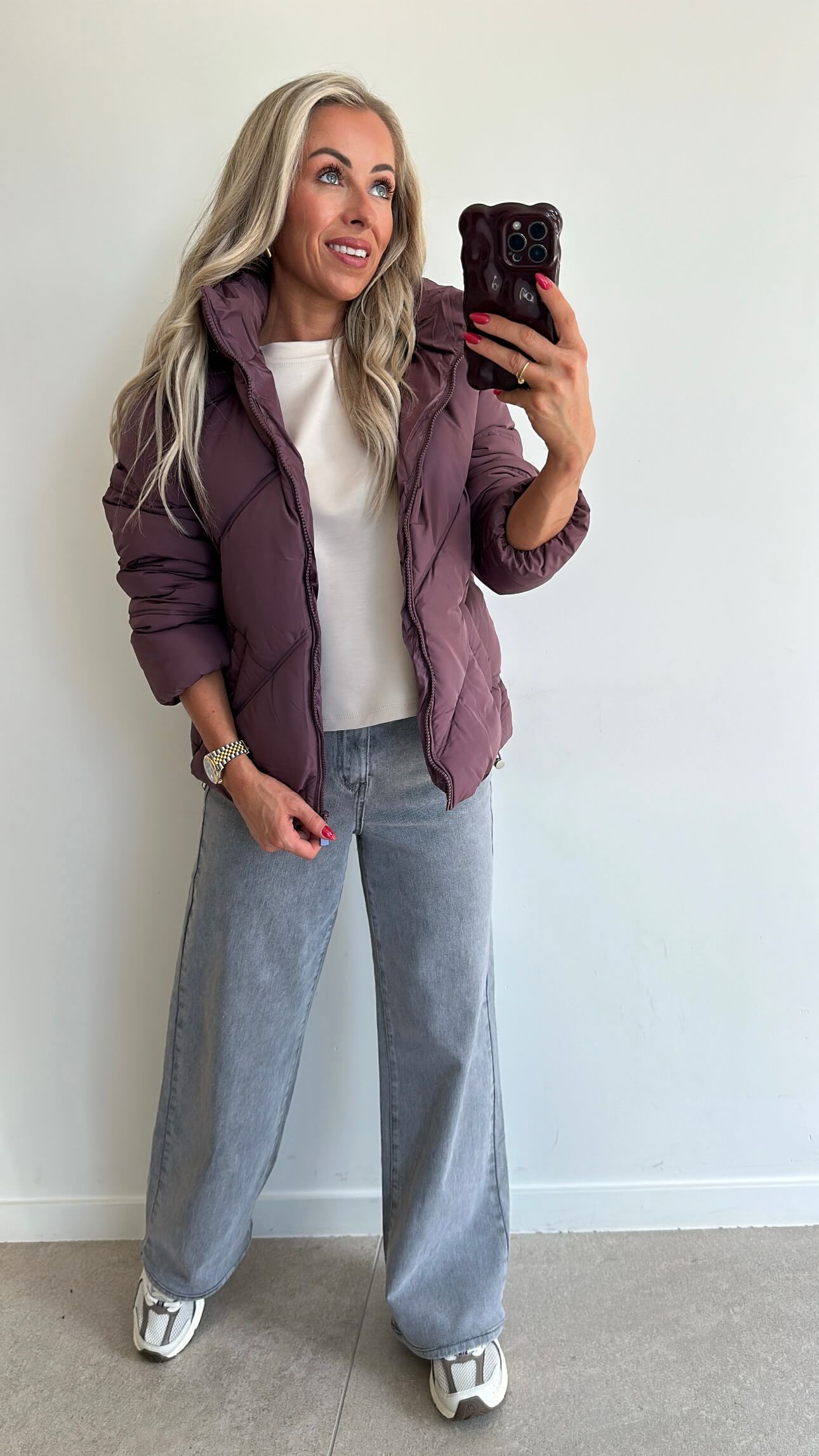 DOLLIE Down Coat - magic mauve