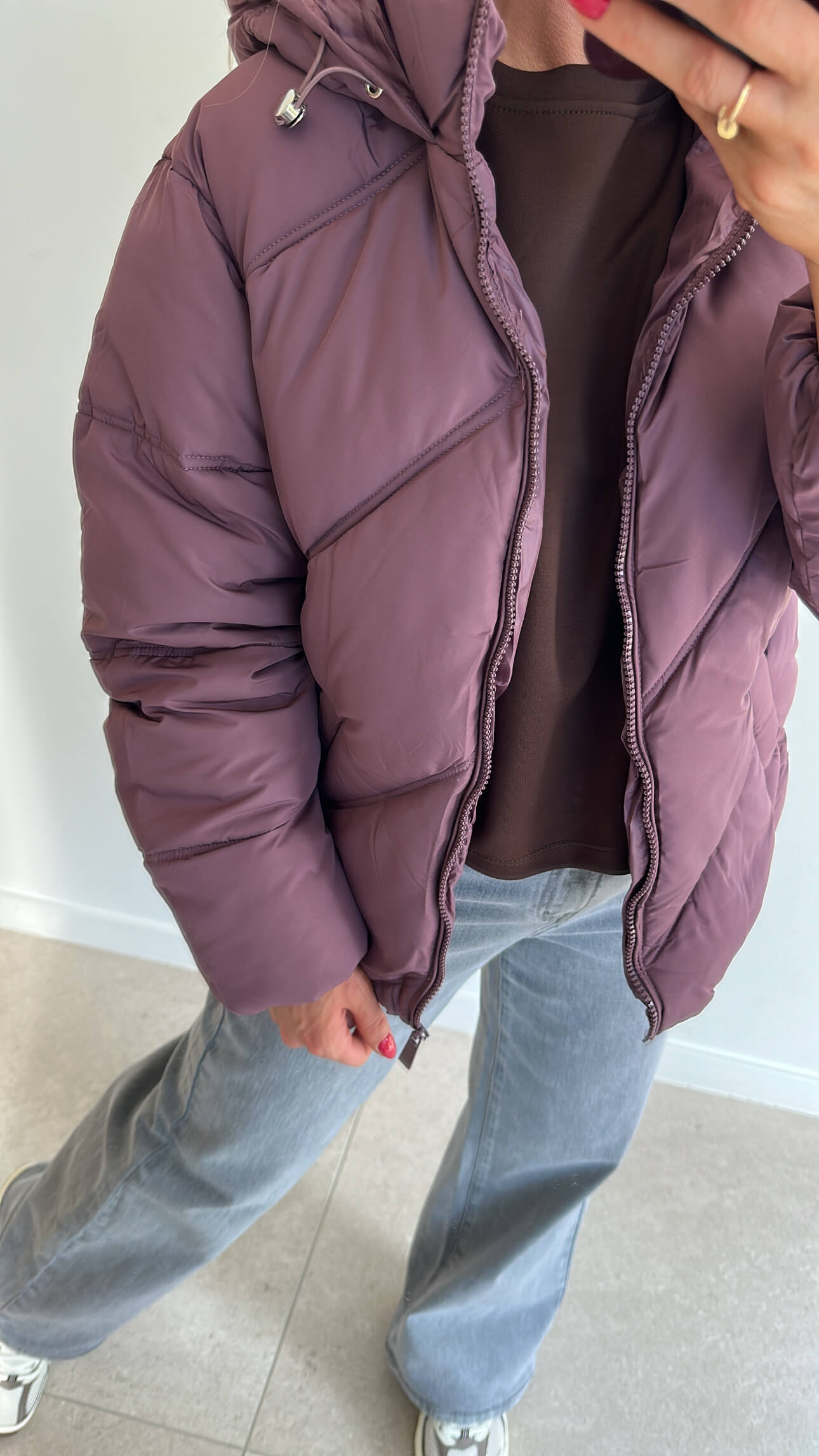 DOLLIE Down Coat - magic mauve