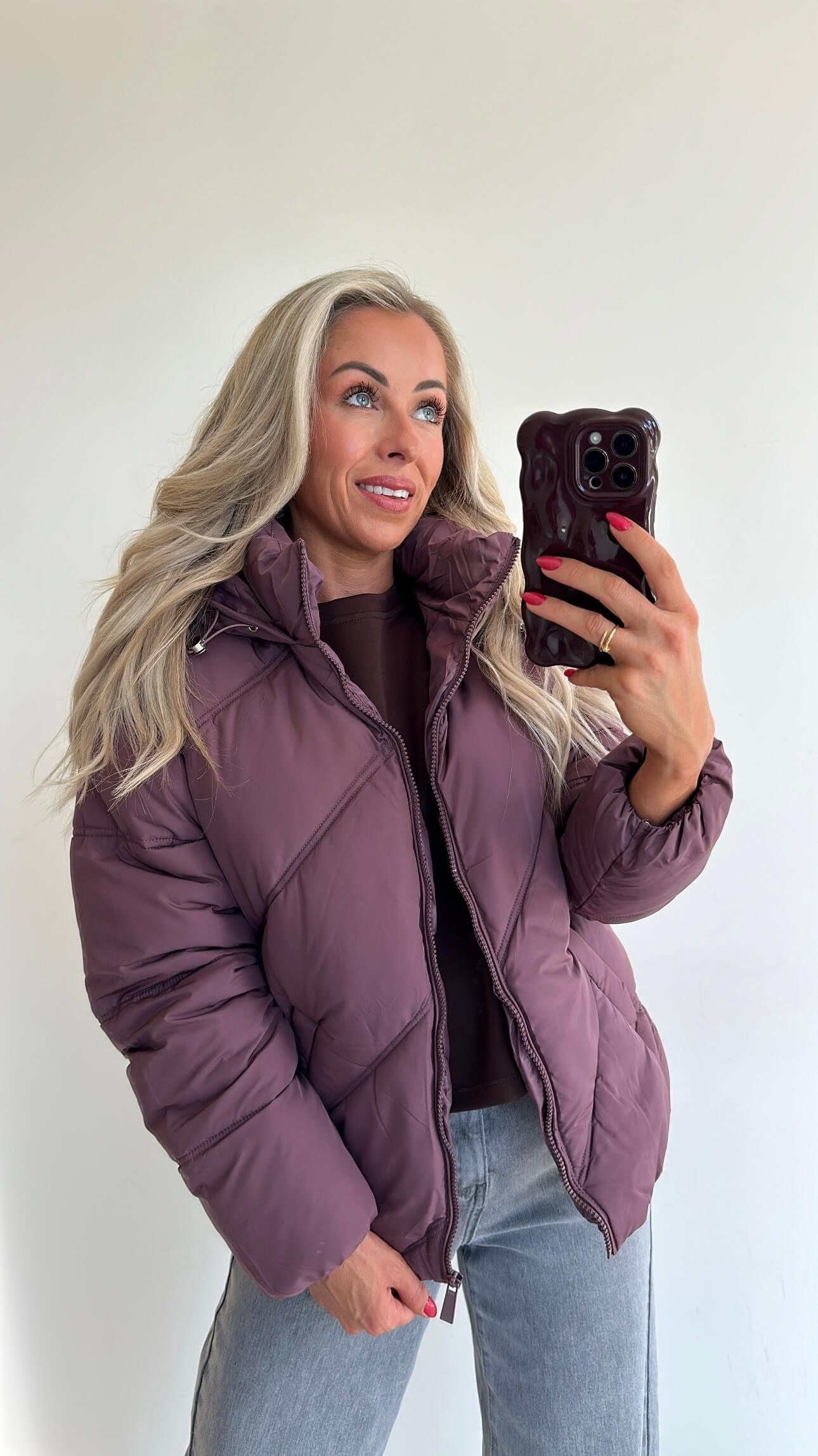 DOLLIE Down Coat - magic mauve