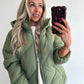 DOLLIE Down Coat - perfect green