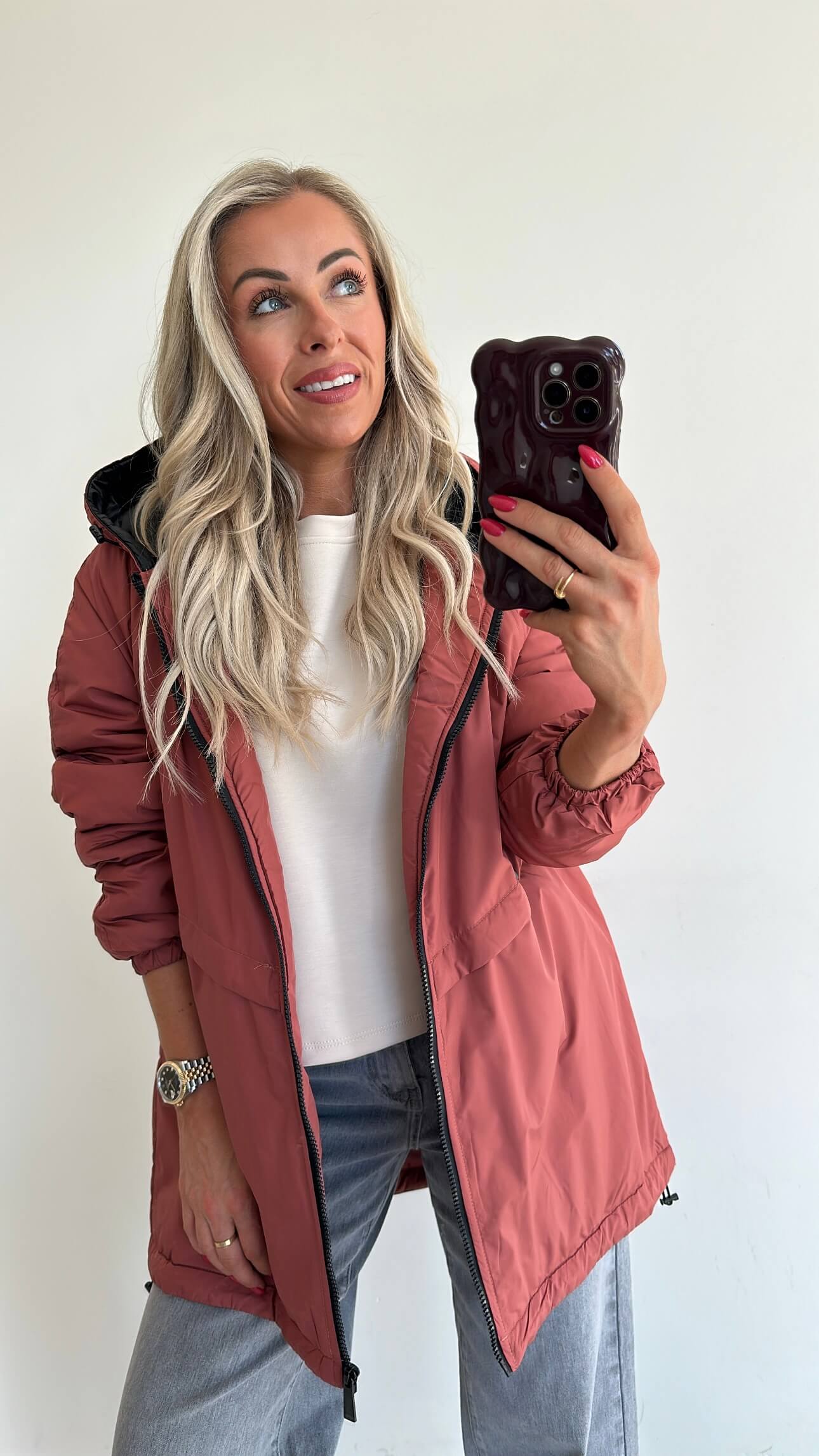 RAINY Coat - terracotta