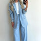 STEVIE Blazer - sky blue