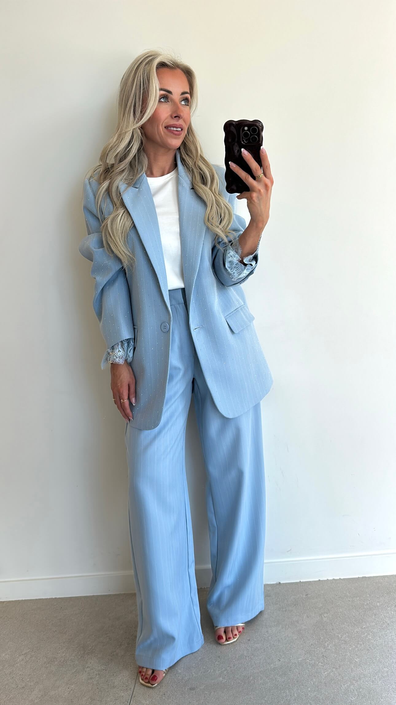 STEVIE Blazer - sky blue