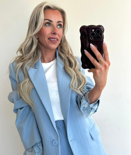 STEVIE Blazer - sky blue