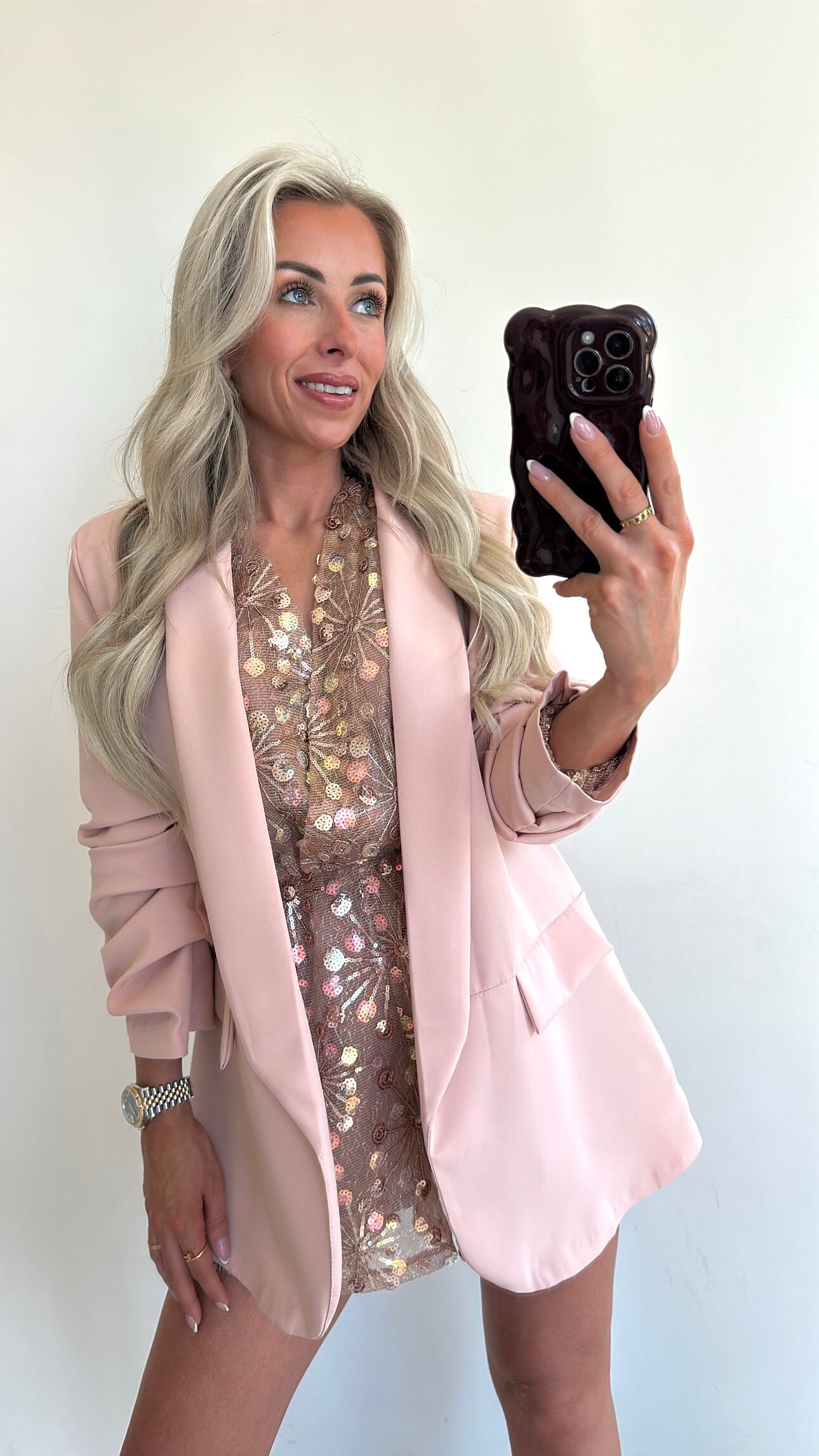 BILLIE Blazer - peach