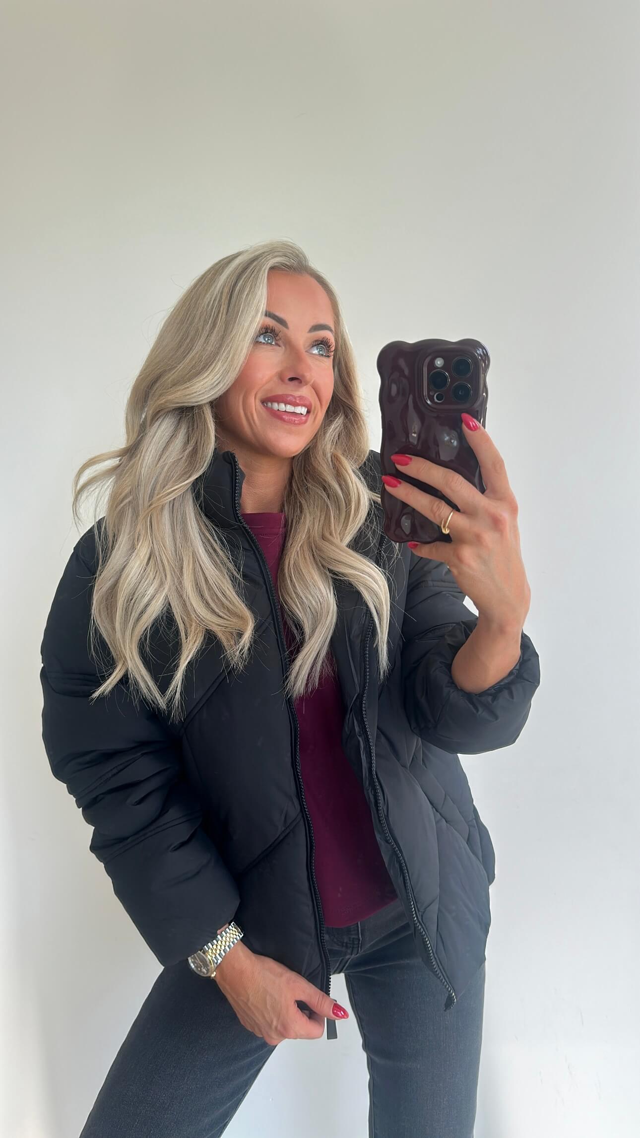 DOLLIE Down Coat - black