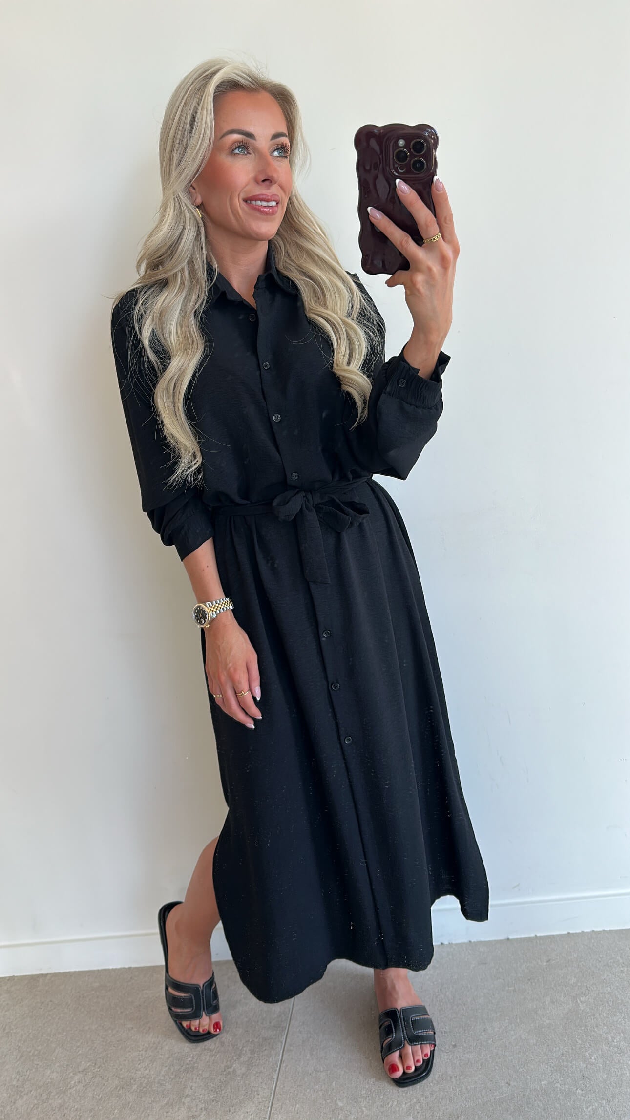 SOPHIE Dress Long - black