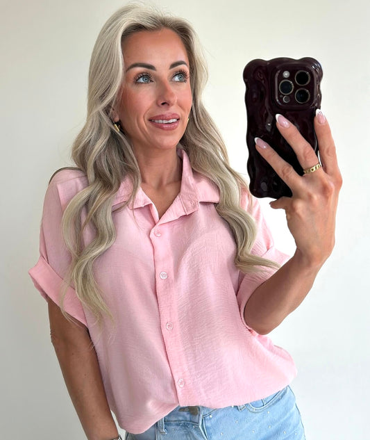 MOLLIE Blouse - pinky peach