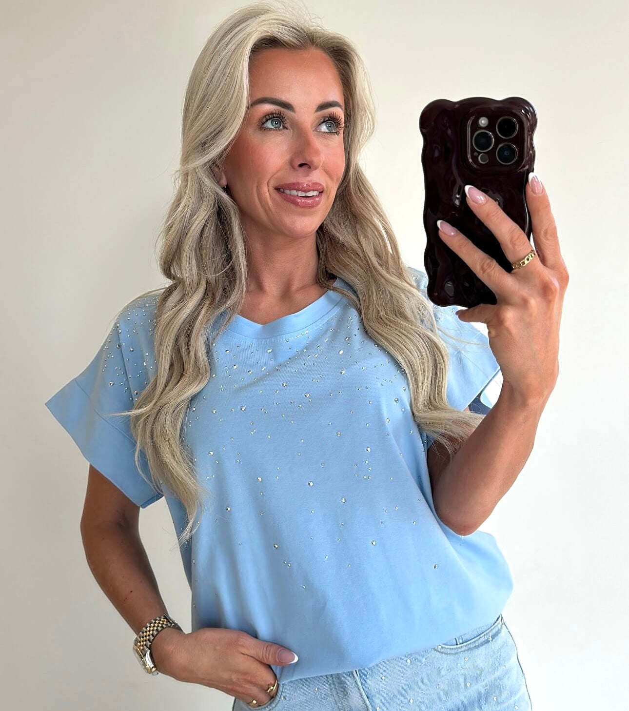 SPARKIE T-shirt - baby blue