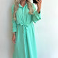 SOPHIE Dress Long - summer green