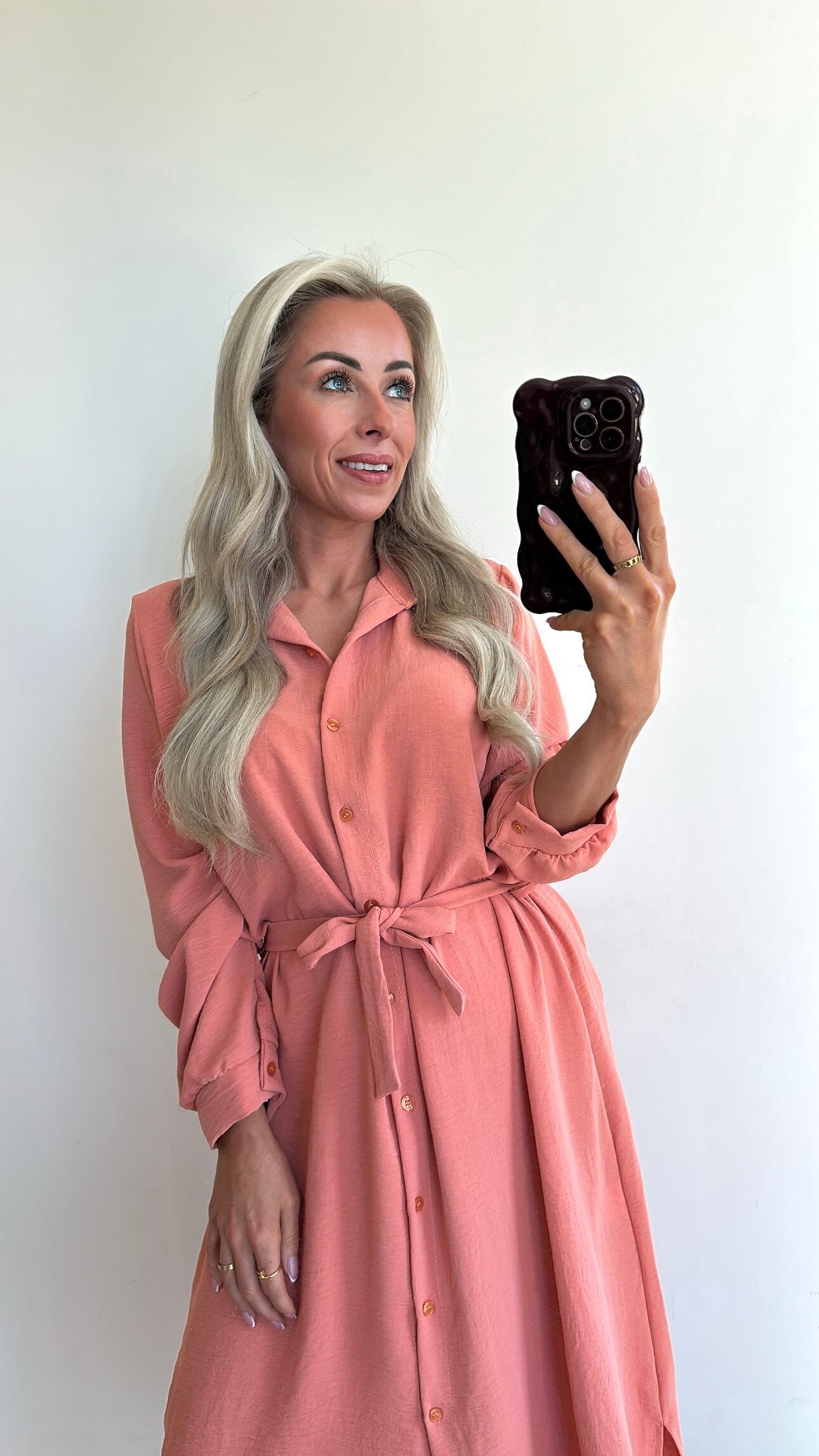 SOPHIE Dress Long - terracotta