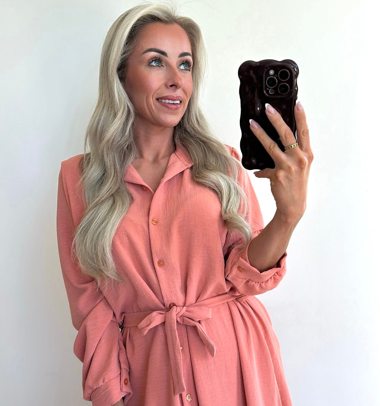 SOPHIE Dress Long - terracotta