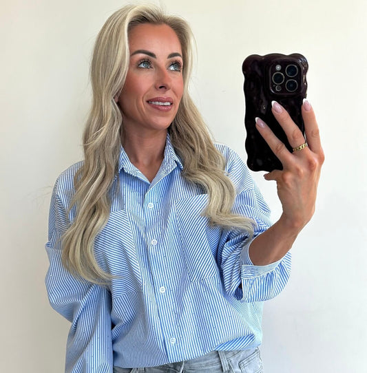 BELLA Blouse - light blue