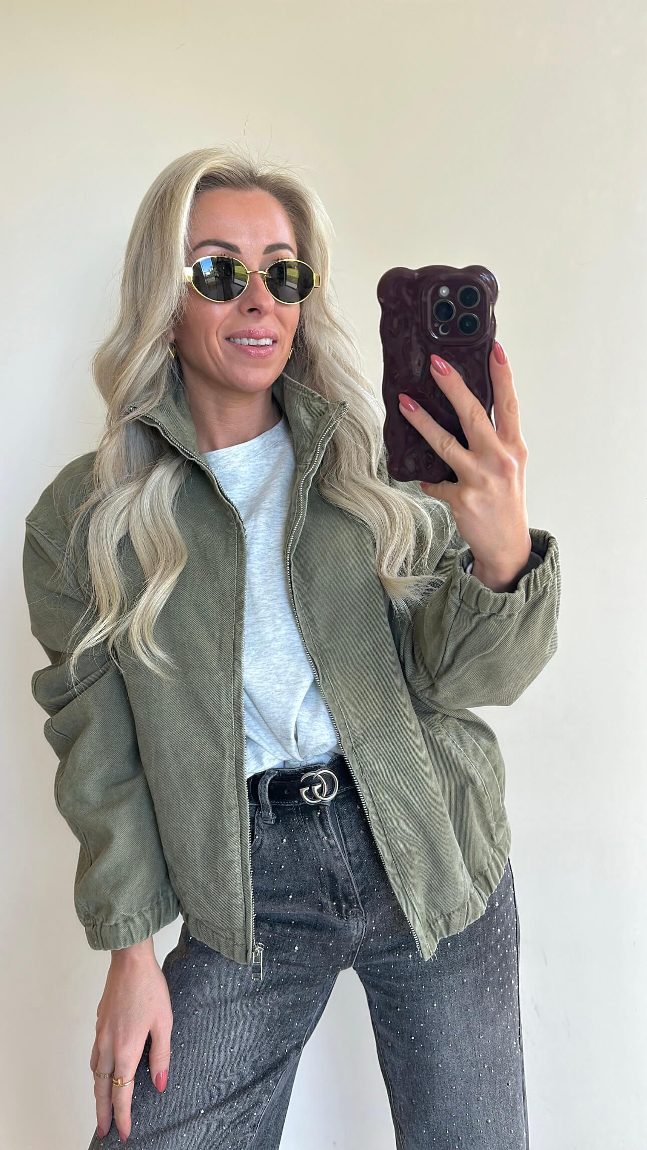 JACKIE Jacket - khaki