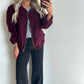 BONNIE Bomber - burgundy