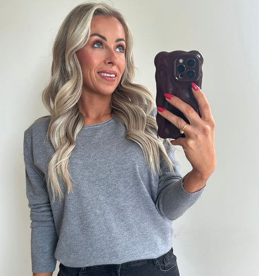 TESS Longsleeve Top - grey