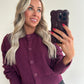 CALLIE Cardigan - burgundy