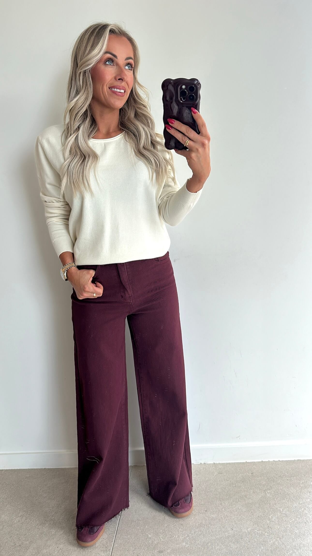 TESS Longsleeve Top - ecru