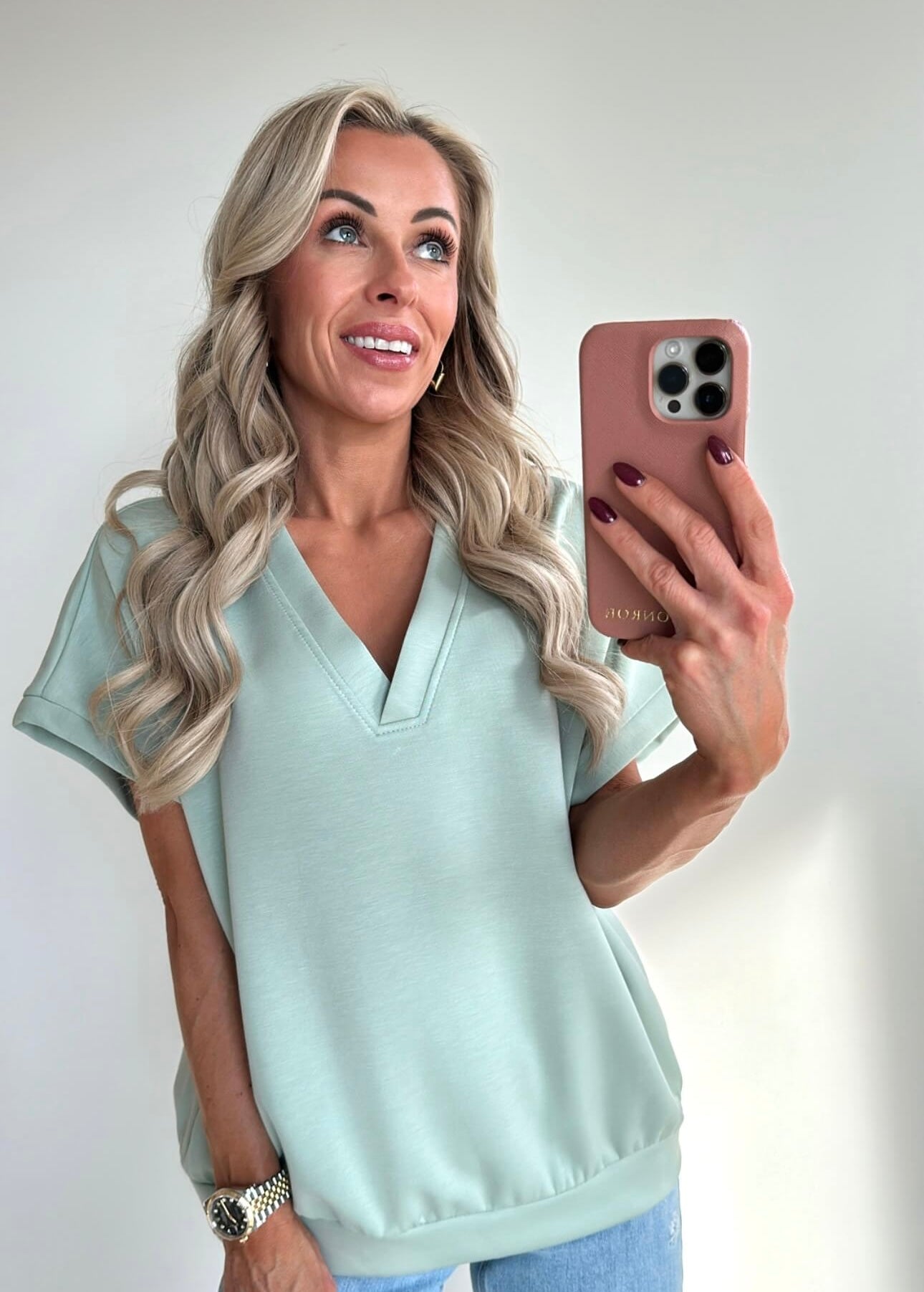 VIV Top - pastel green