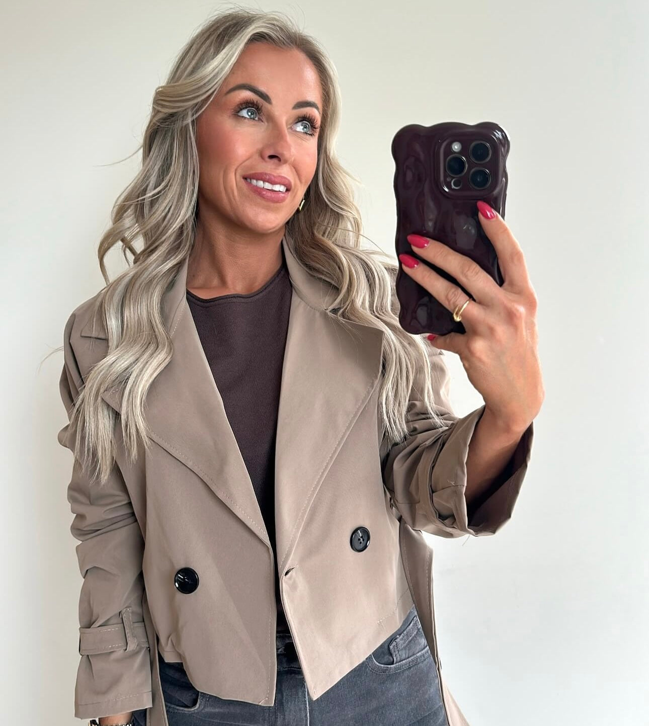 TOMIE Trench - taupe