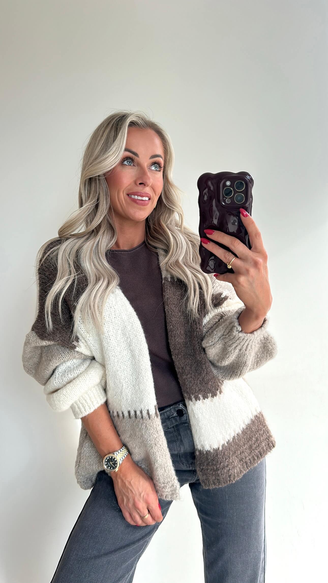 TESS Longsleeve Top - choco