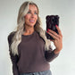 TESS Longsleeve Top - choco