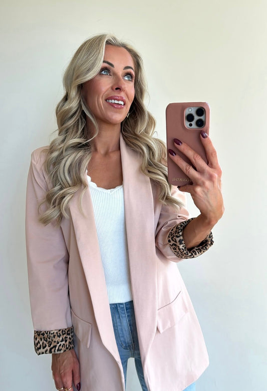 LIA Blazer - nude rose