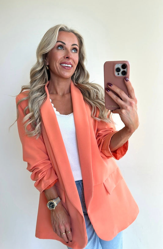 BILLIE Blazer - pastel orange