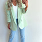 BILLIE Blazer - pastel green