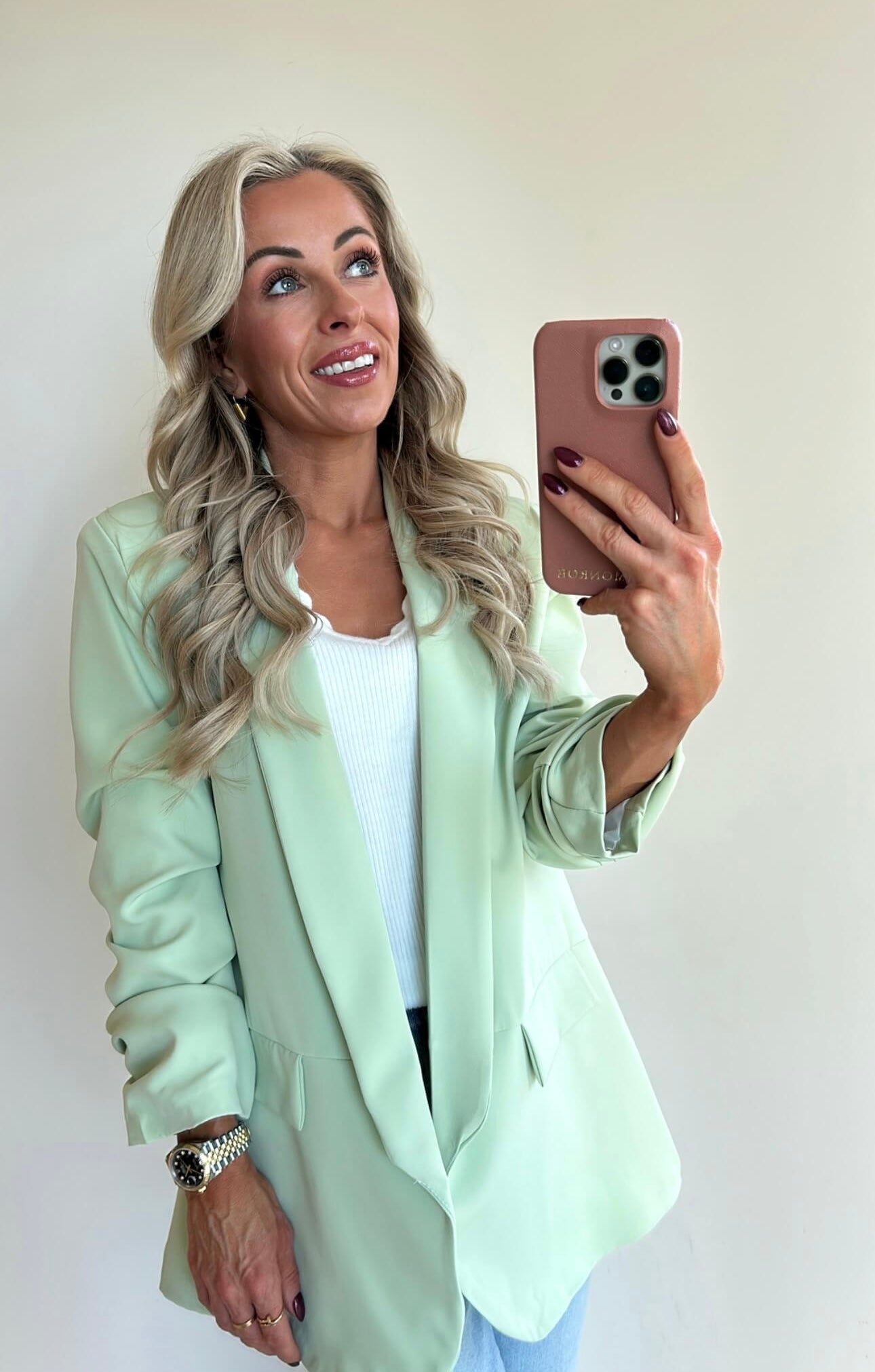 BILLIE Blazer - pastel green