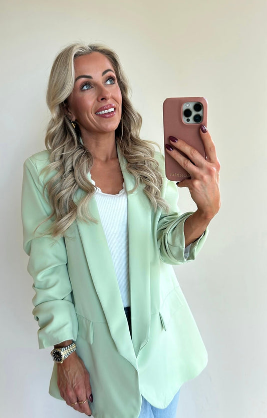 BILLIE Blazer - pastel green