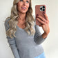 TILLIE Top - grey