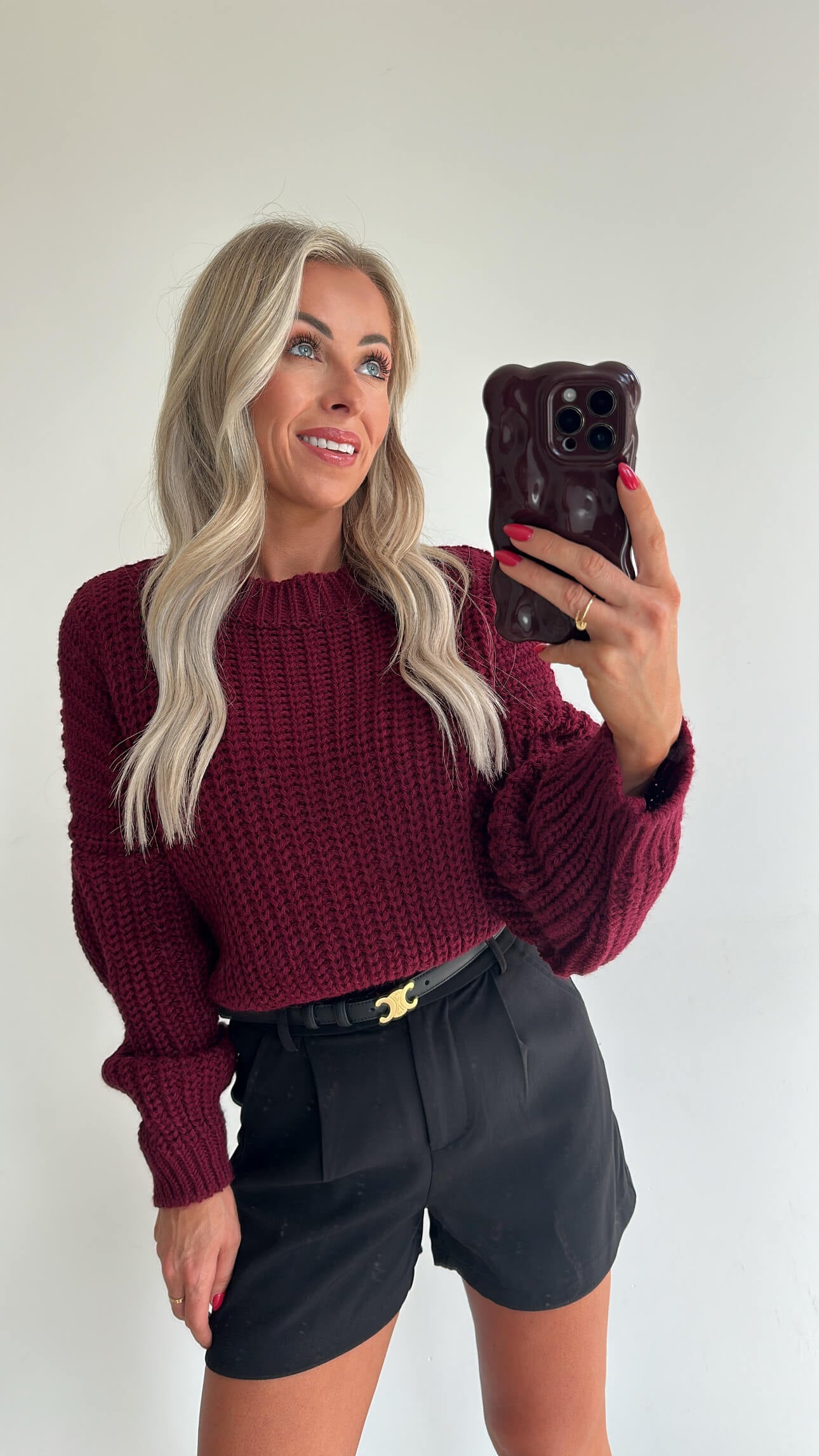 POPPIE Pull - bordeaux